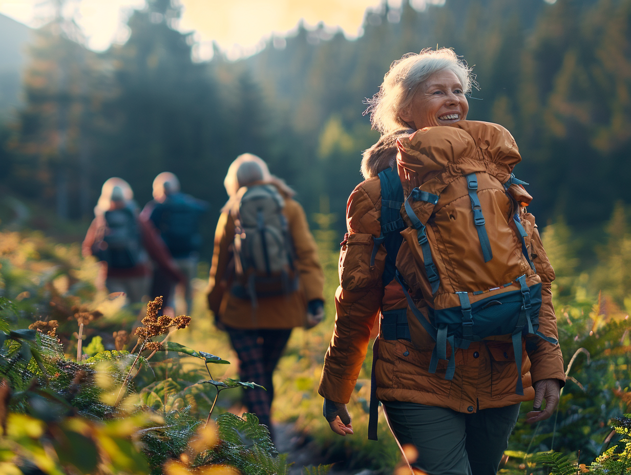 Randonnée pour célibataires seniors : rencontres et aventures en plein air