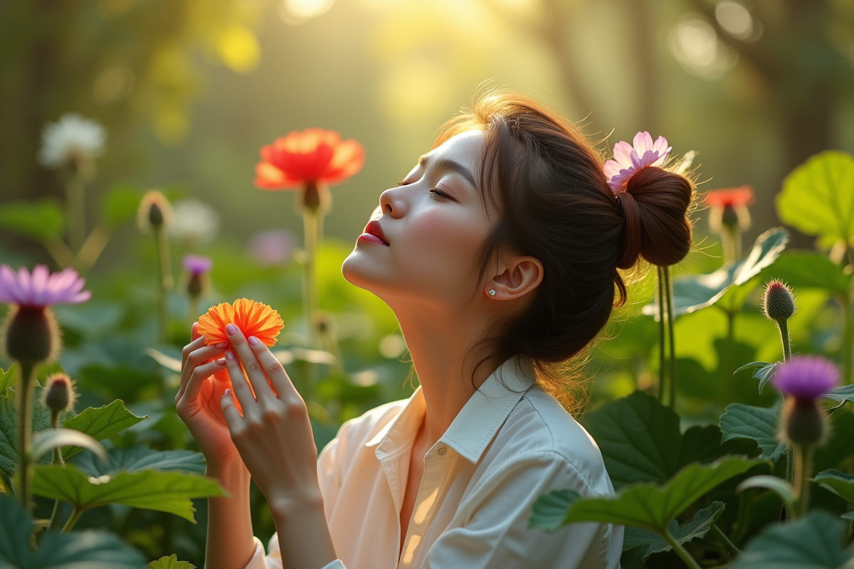fleurs bien-être